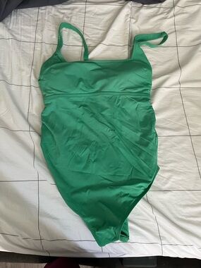 Gap Maternity Kelly Green One-Piece Swimsuit